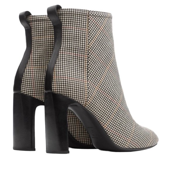 Nearly New Rag & Bone Houndstooth Black Camel Ellis Boot Women’s 9 - Picture 1 of 12
